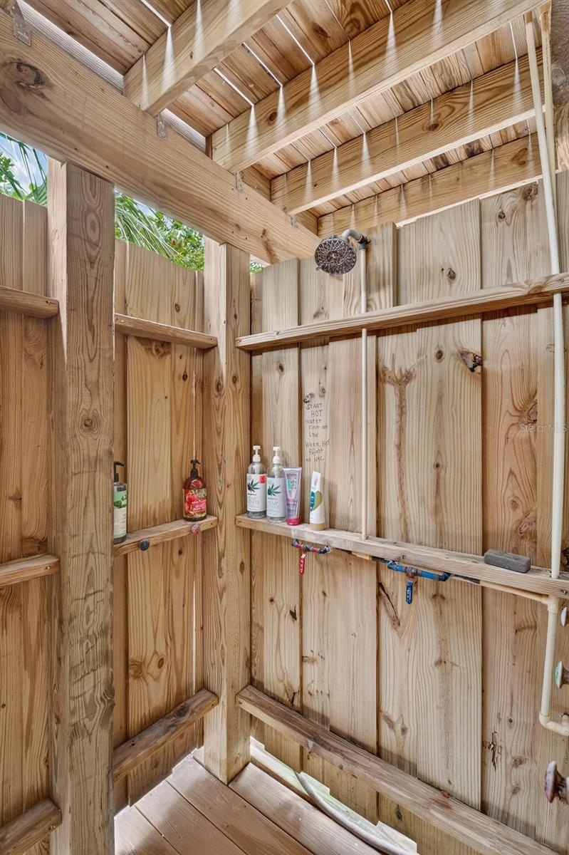 Outdoor shower