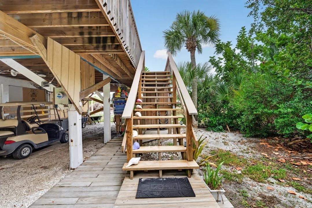 Back stairs