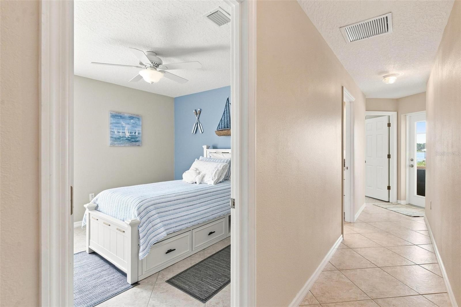 Bedroom 3 and hallway