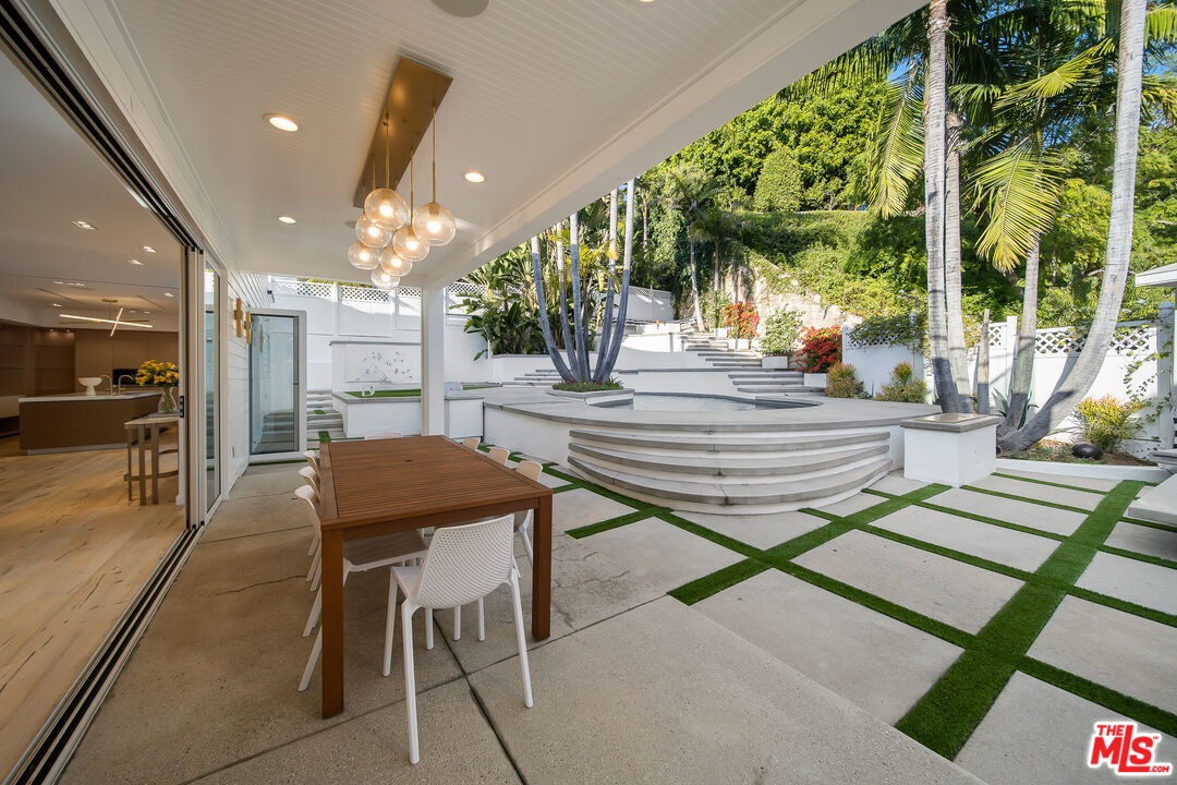 Covered patio