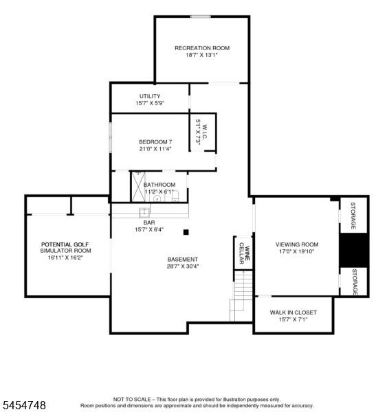 Lower Level Floor Plan