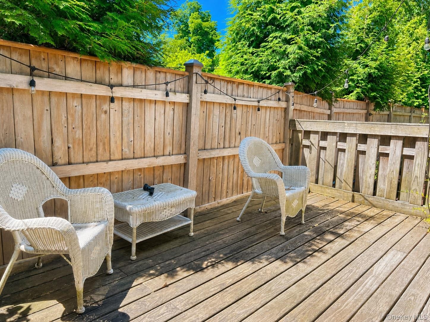 Patio deck off Living room