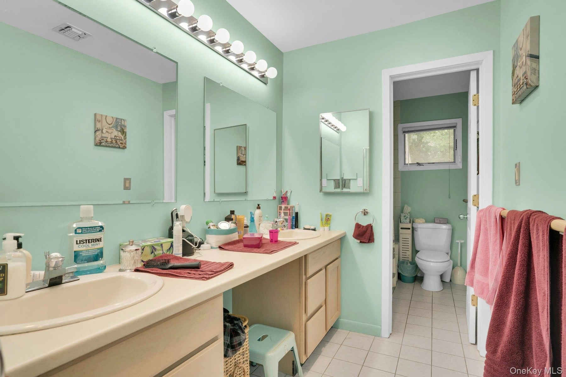 Apartment bathroom.
