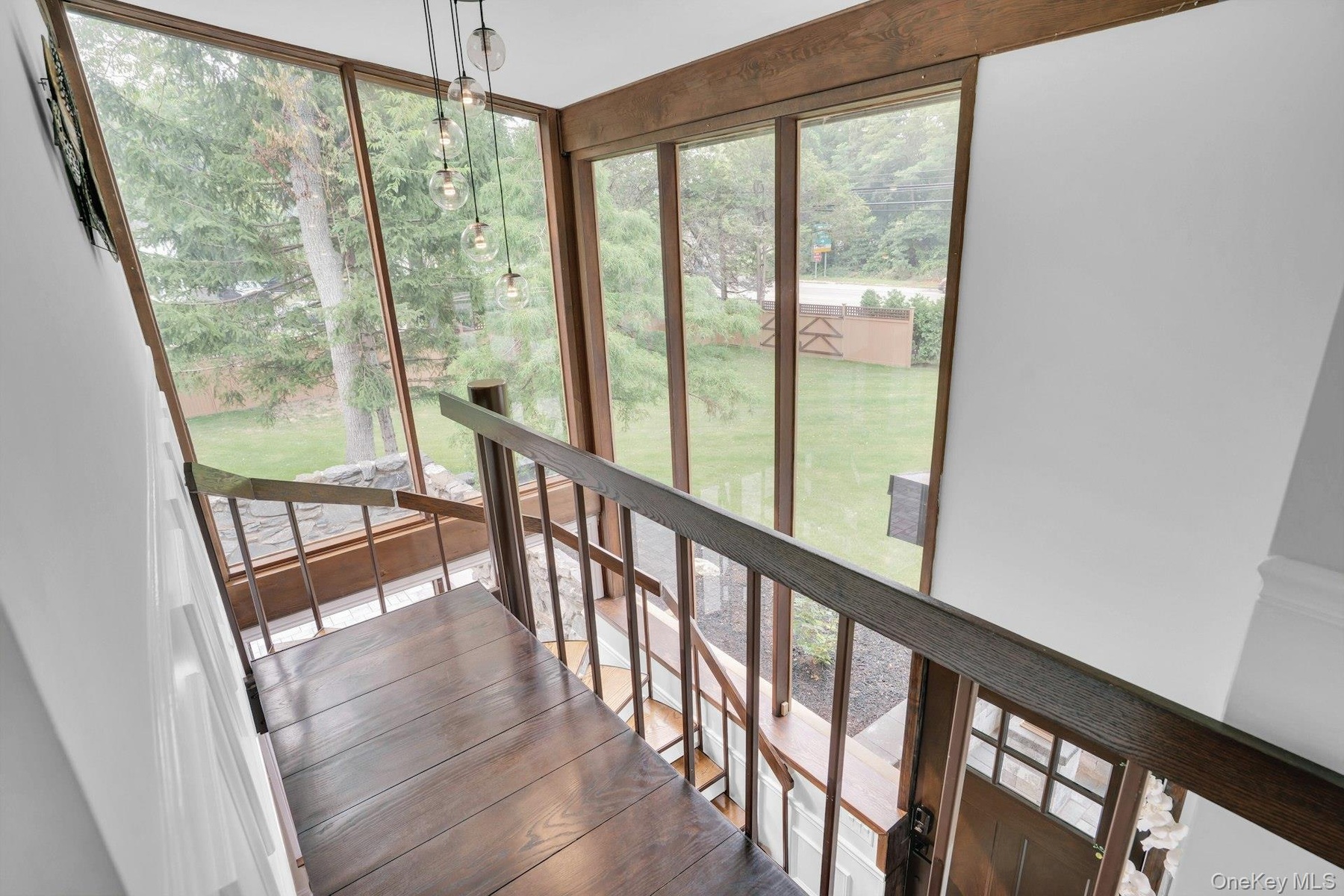 Top of the mid-century mod staircase.