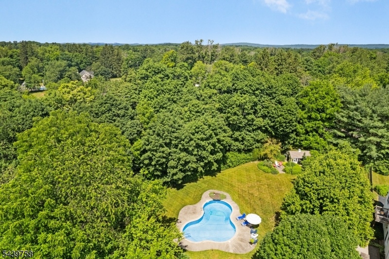 Aerial view of pool