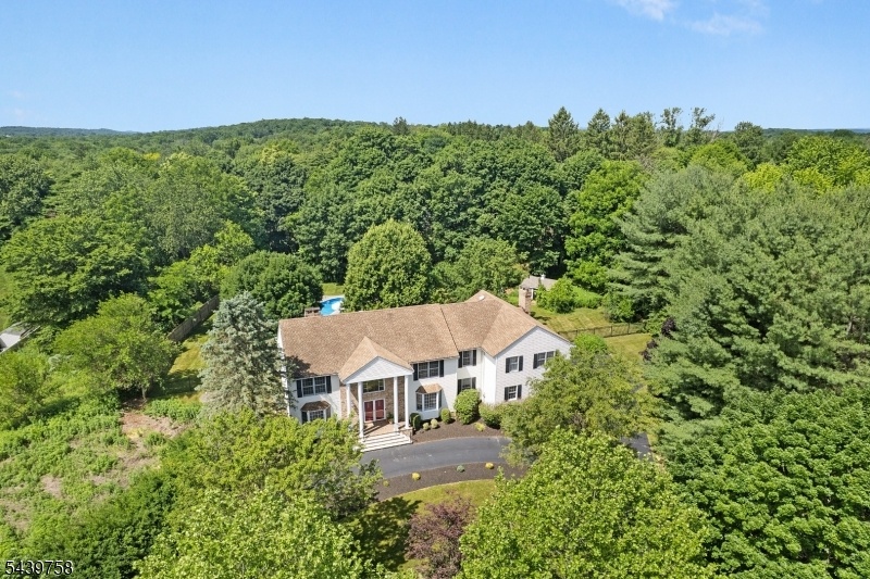 Aerial view of house
