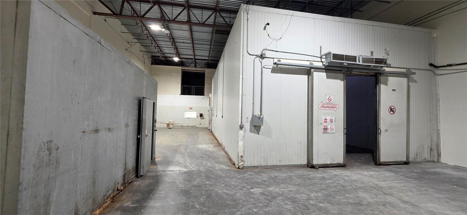 warehouse and walk in fridge