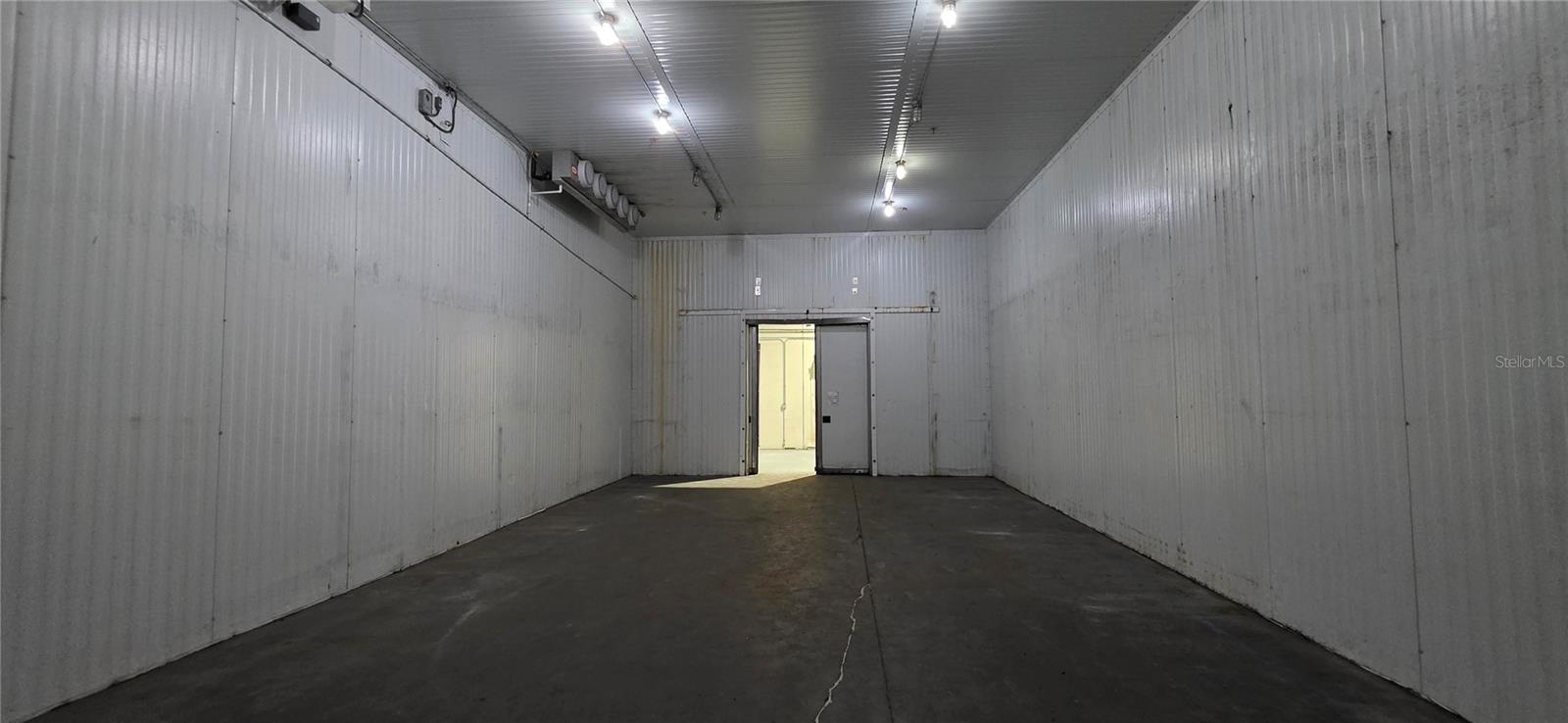 inside walk in refrigerator