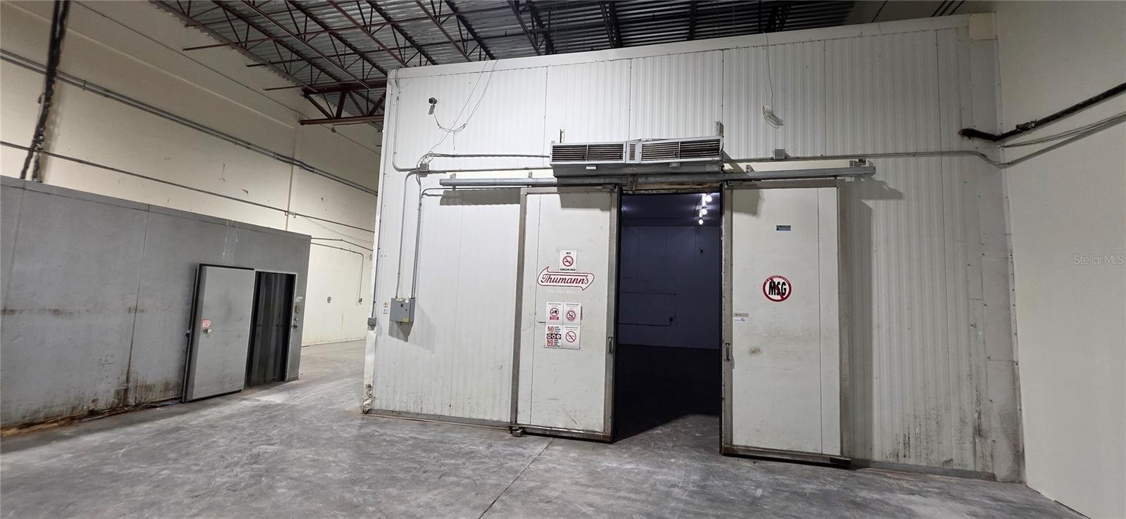 warehouse and walk in fridge