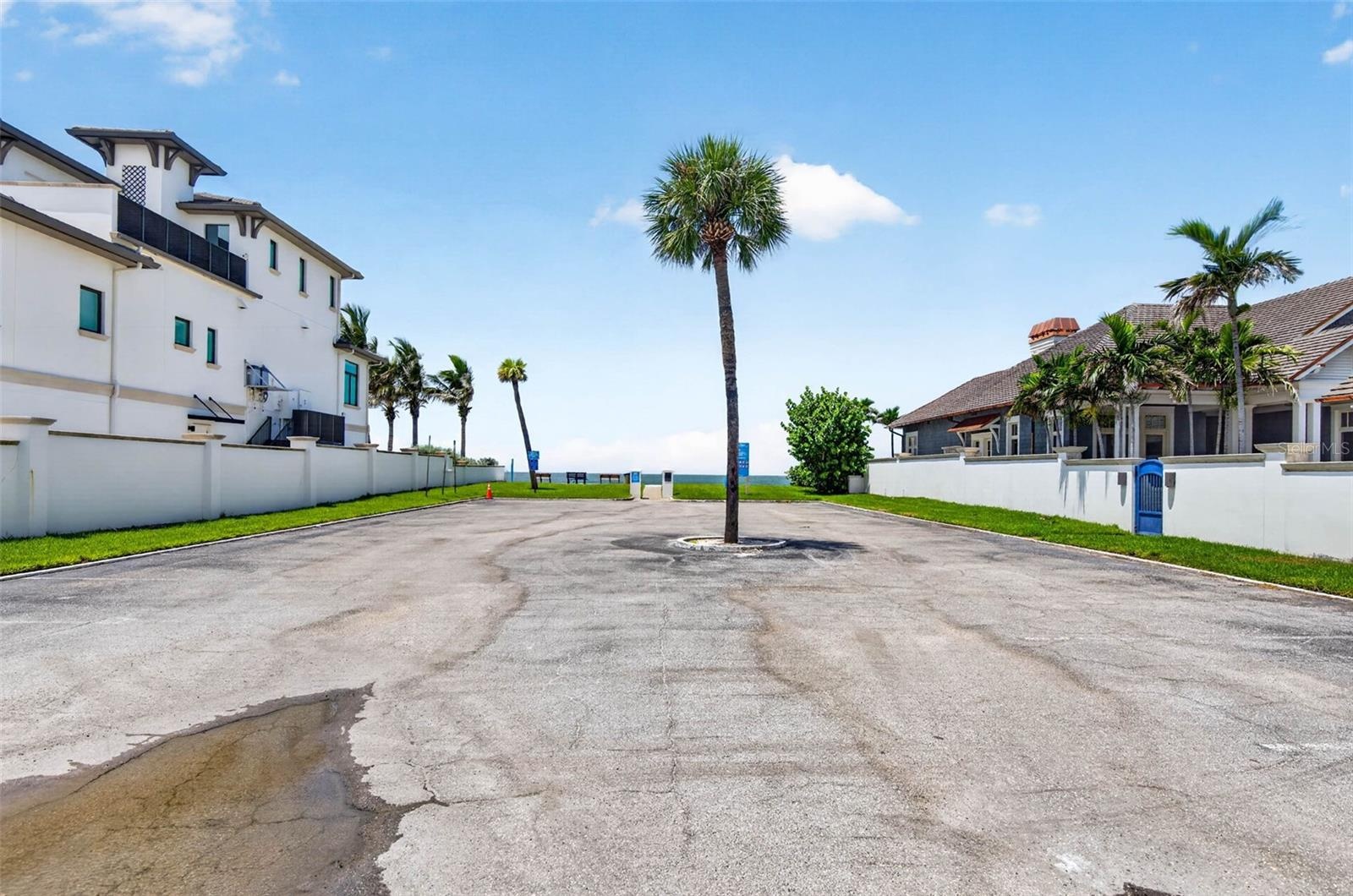 Beach Parking Area for Residents