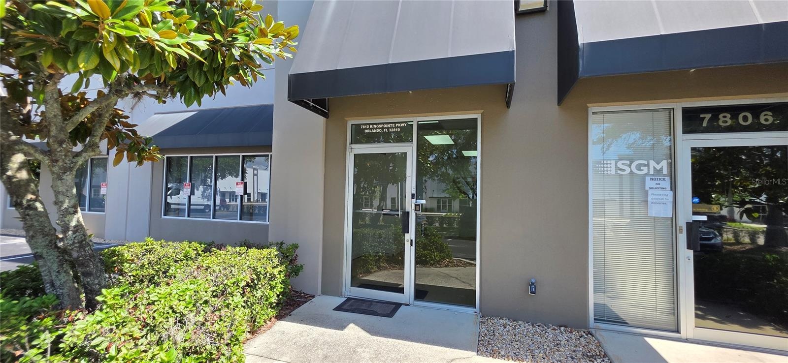 Front entrance