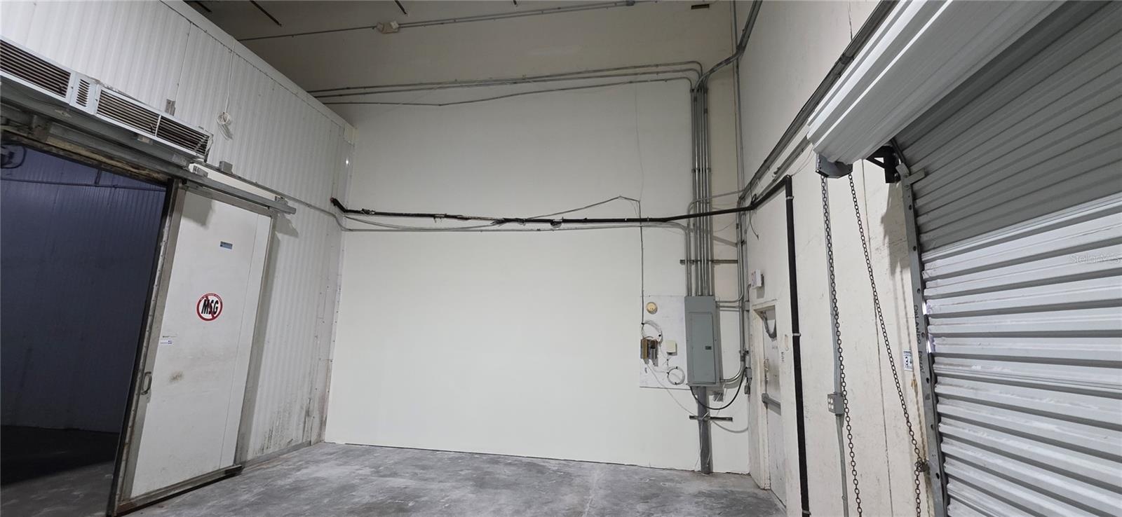 back of the warehouse