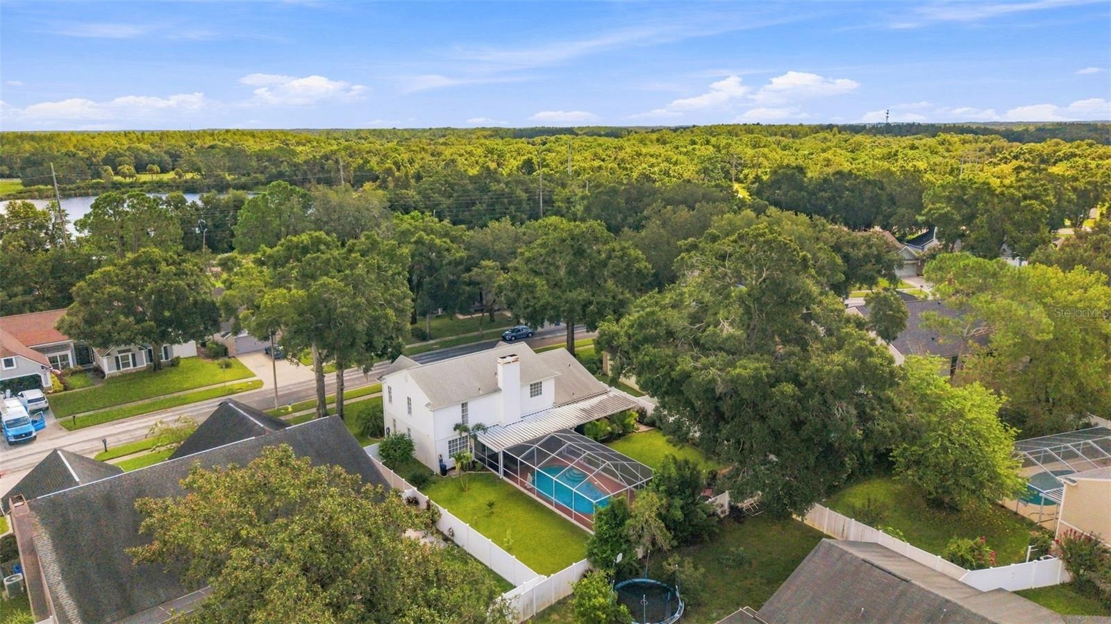 Aerial View of Property