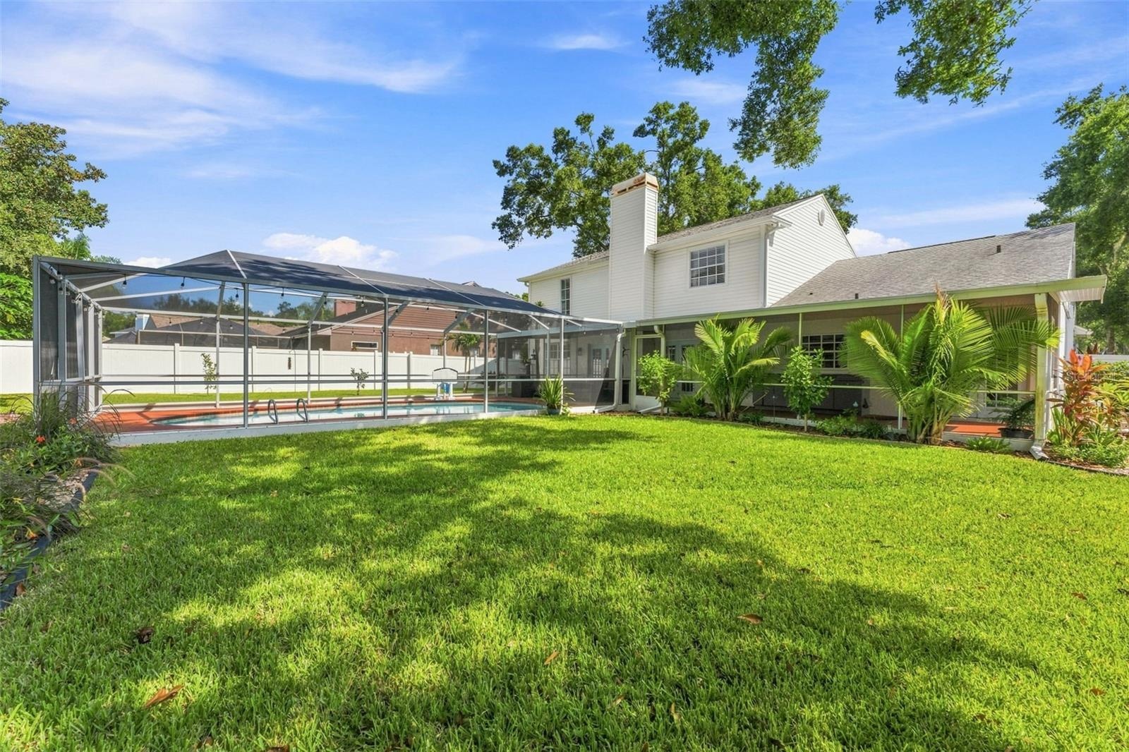 Expansive Private Backyard