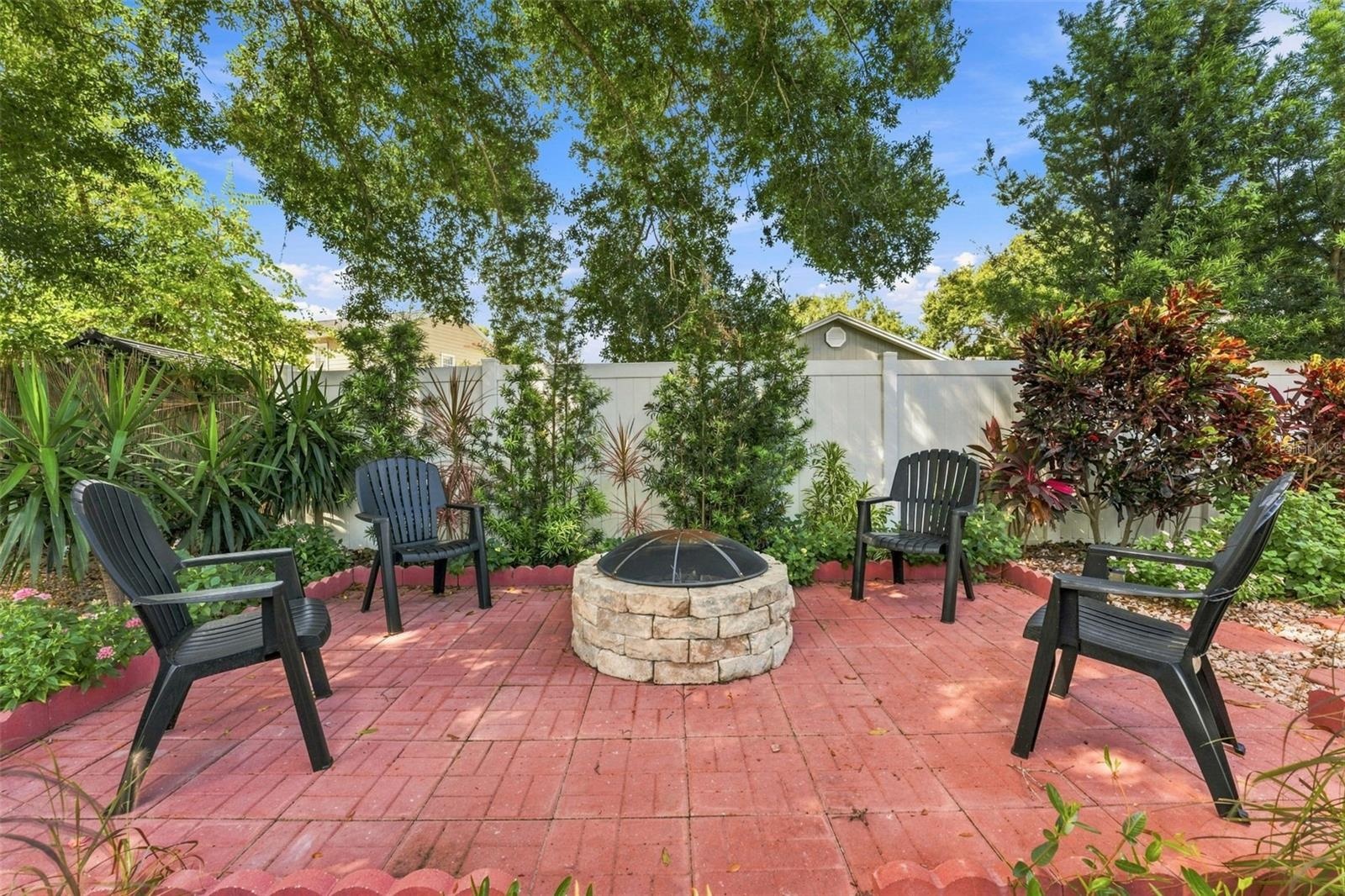 Outdoor Seating with Fire Pit