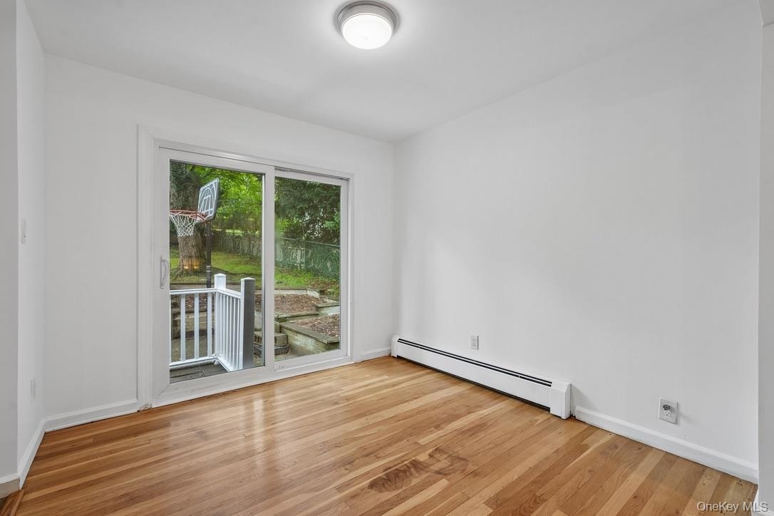Dining room with entrance to patio