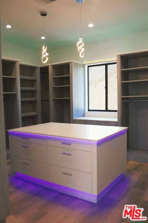 super custom walk-in closet