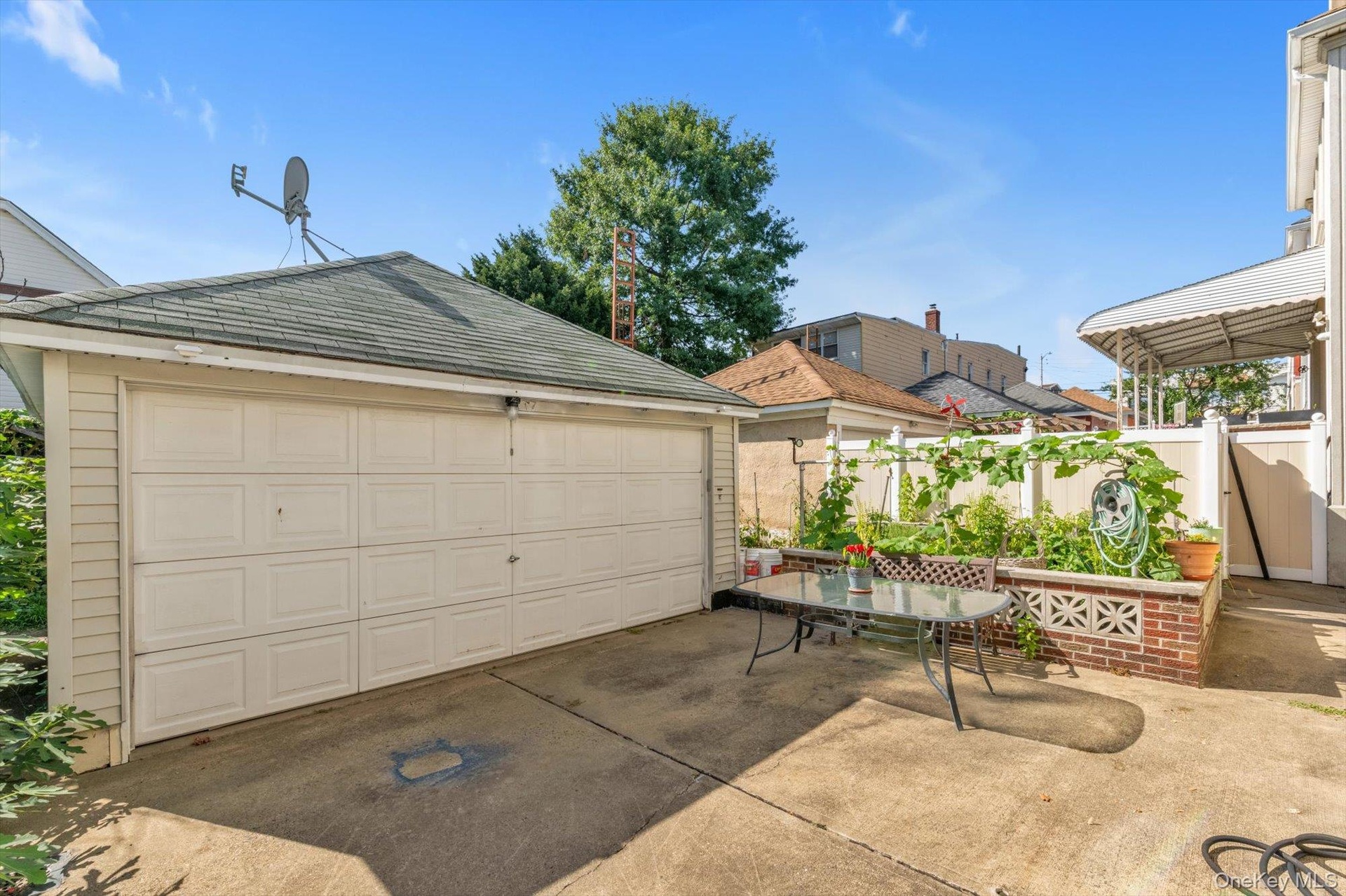 Two car garage