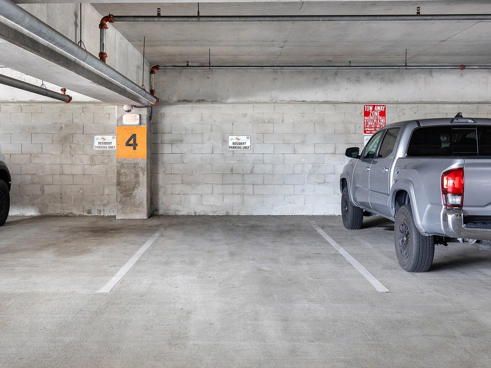 Assigned Parking Garage # 402