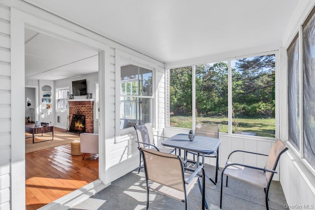 Screened-in porch