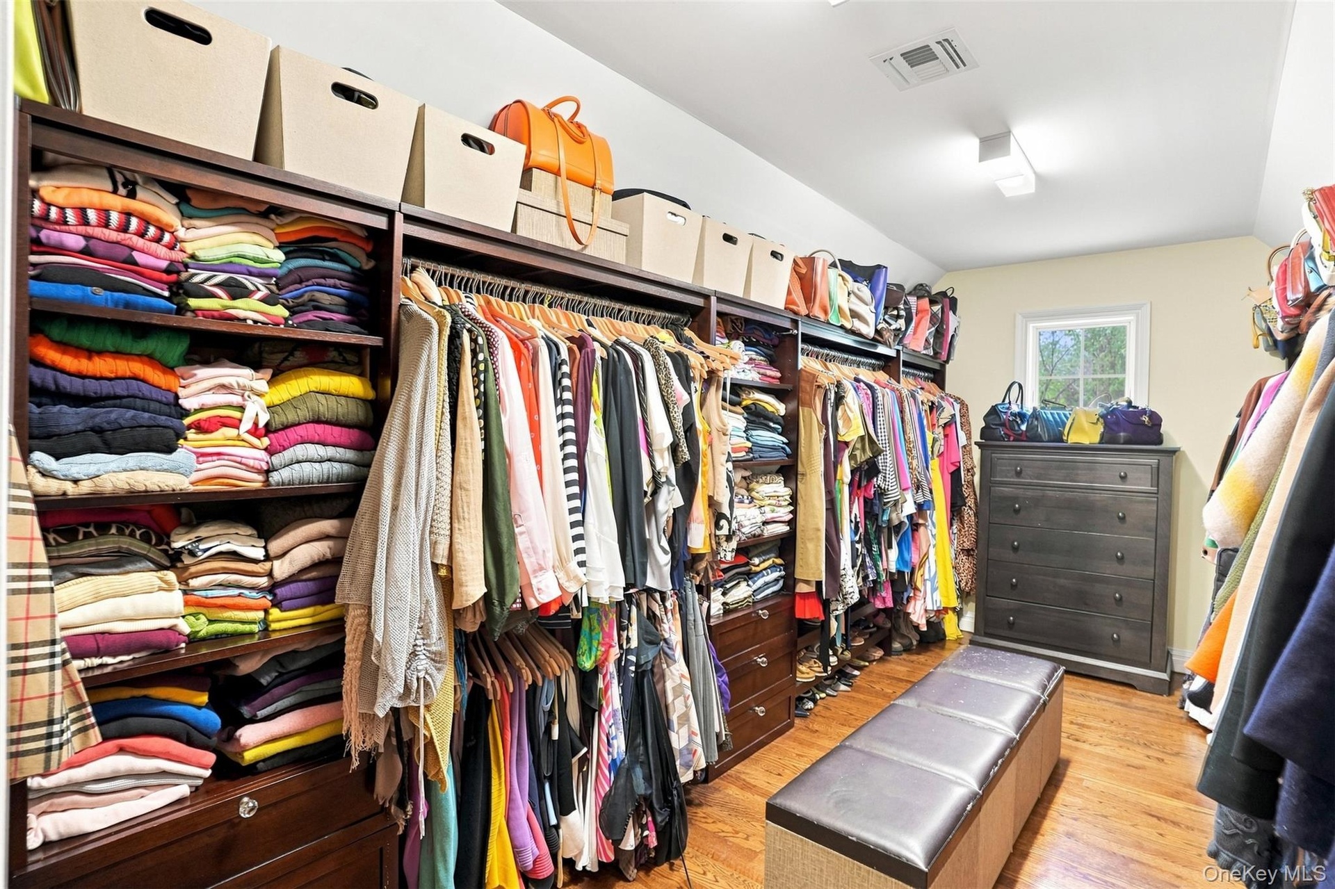 Walk In Closet with Amazing Built Ins