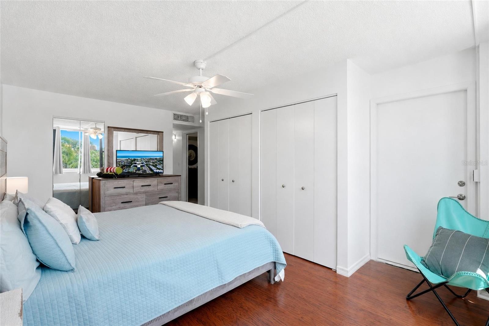 Primary Bedroom with walk-in closet