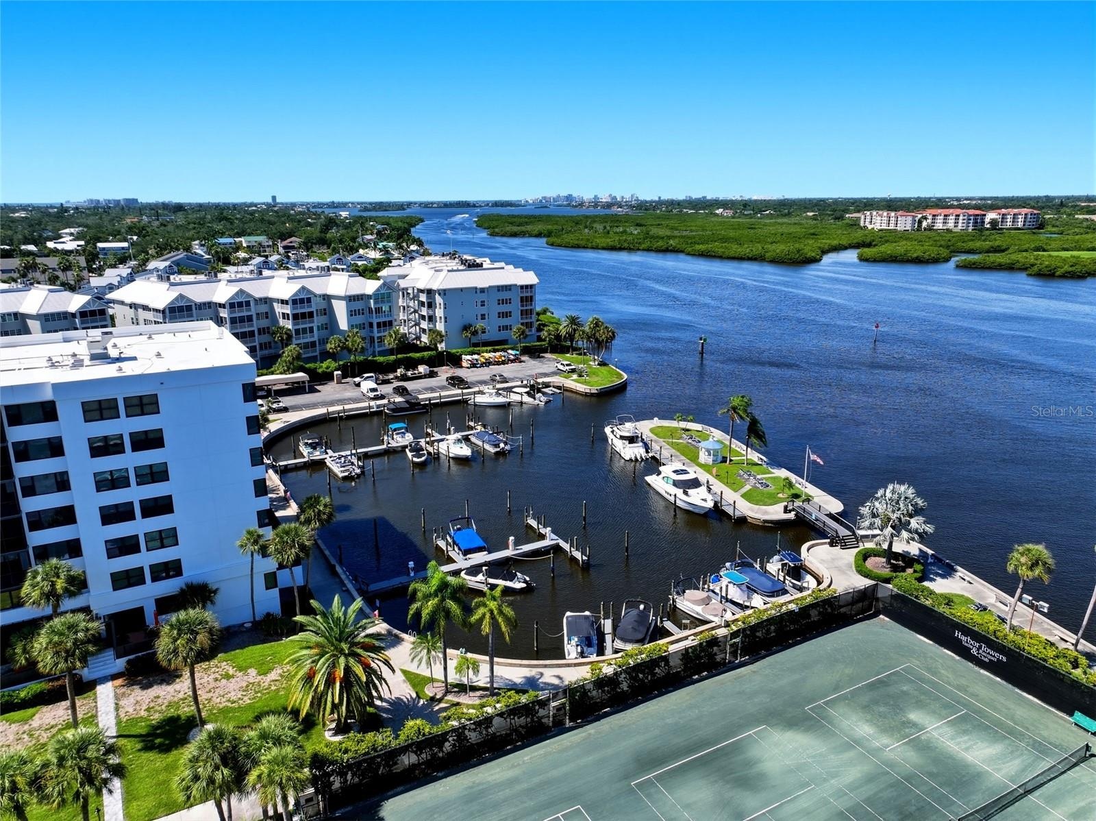 Harbour Towers Aerial View