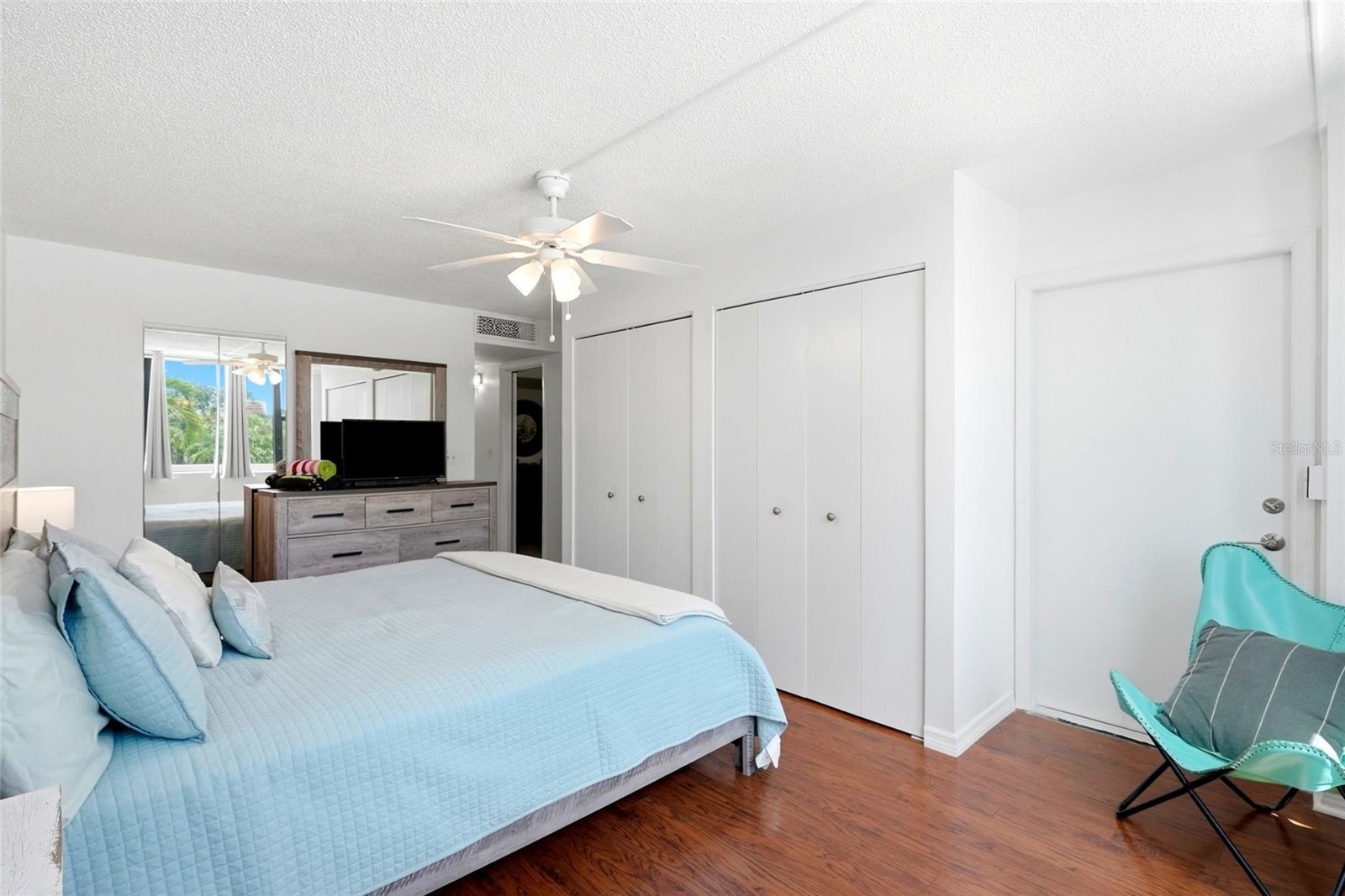 Primary Bedroom with walk-in closet