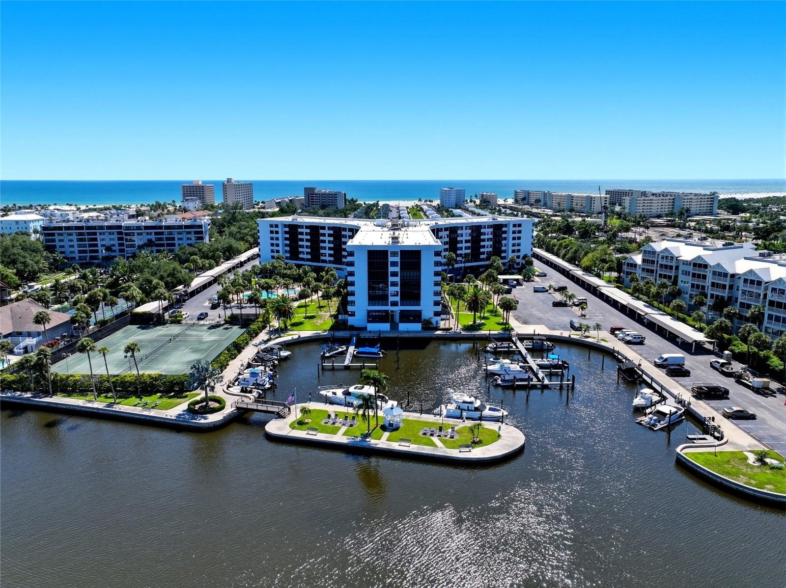 Harbour Towers Aerial View