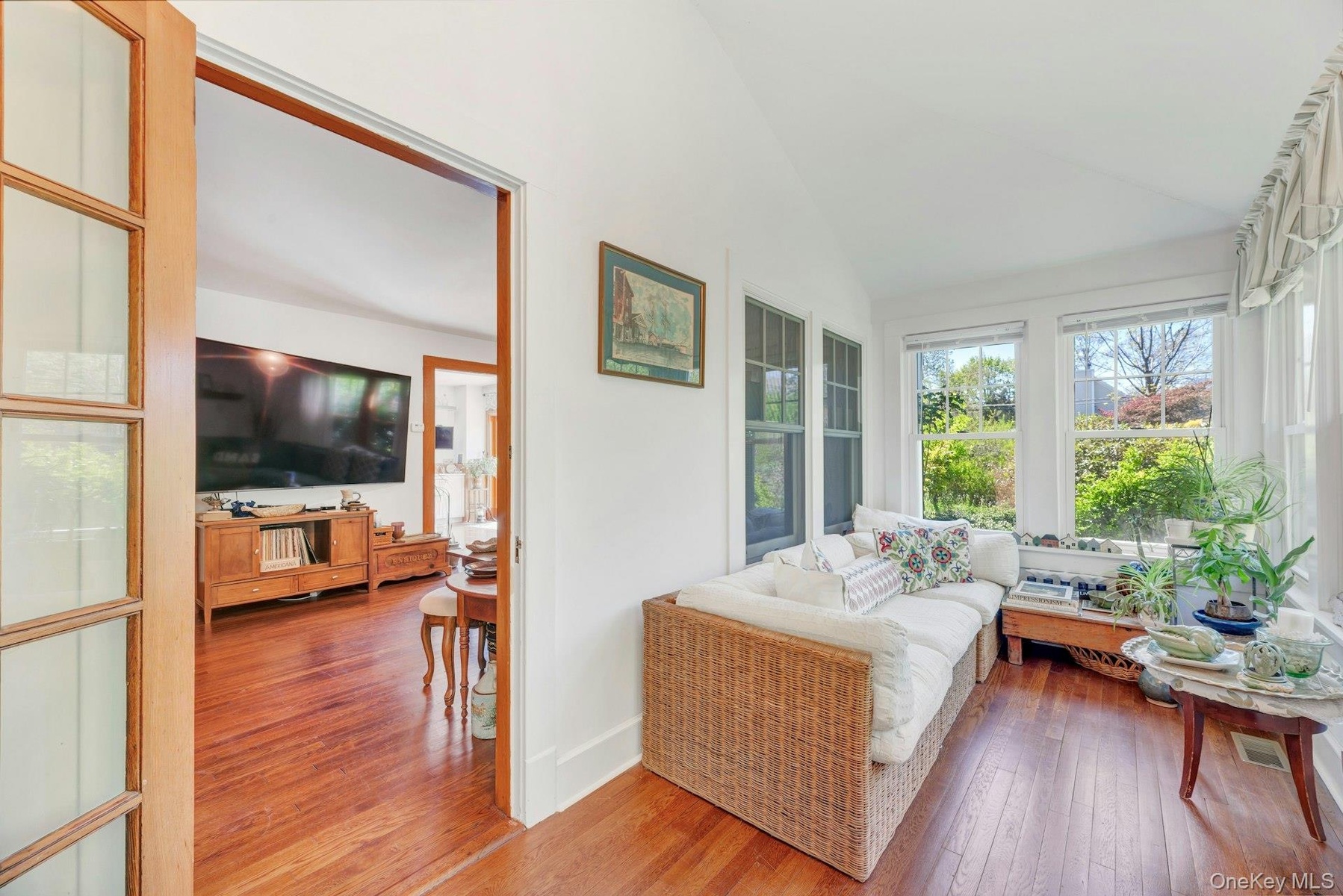 Enclosed Porch/Sunroom into Living Room