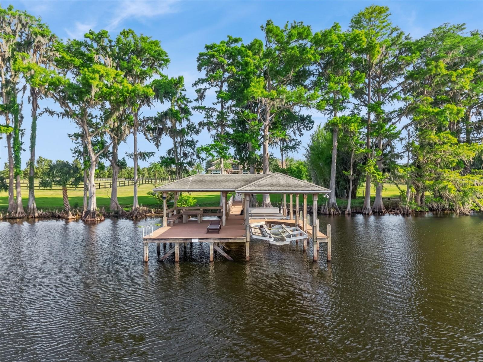 View from Lake to Dock