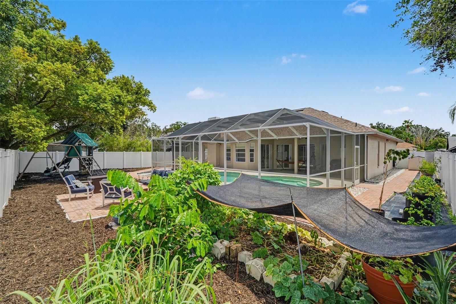 Garden/Backyard view