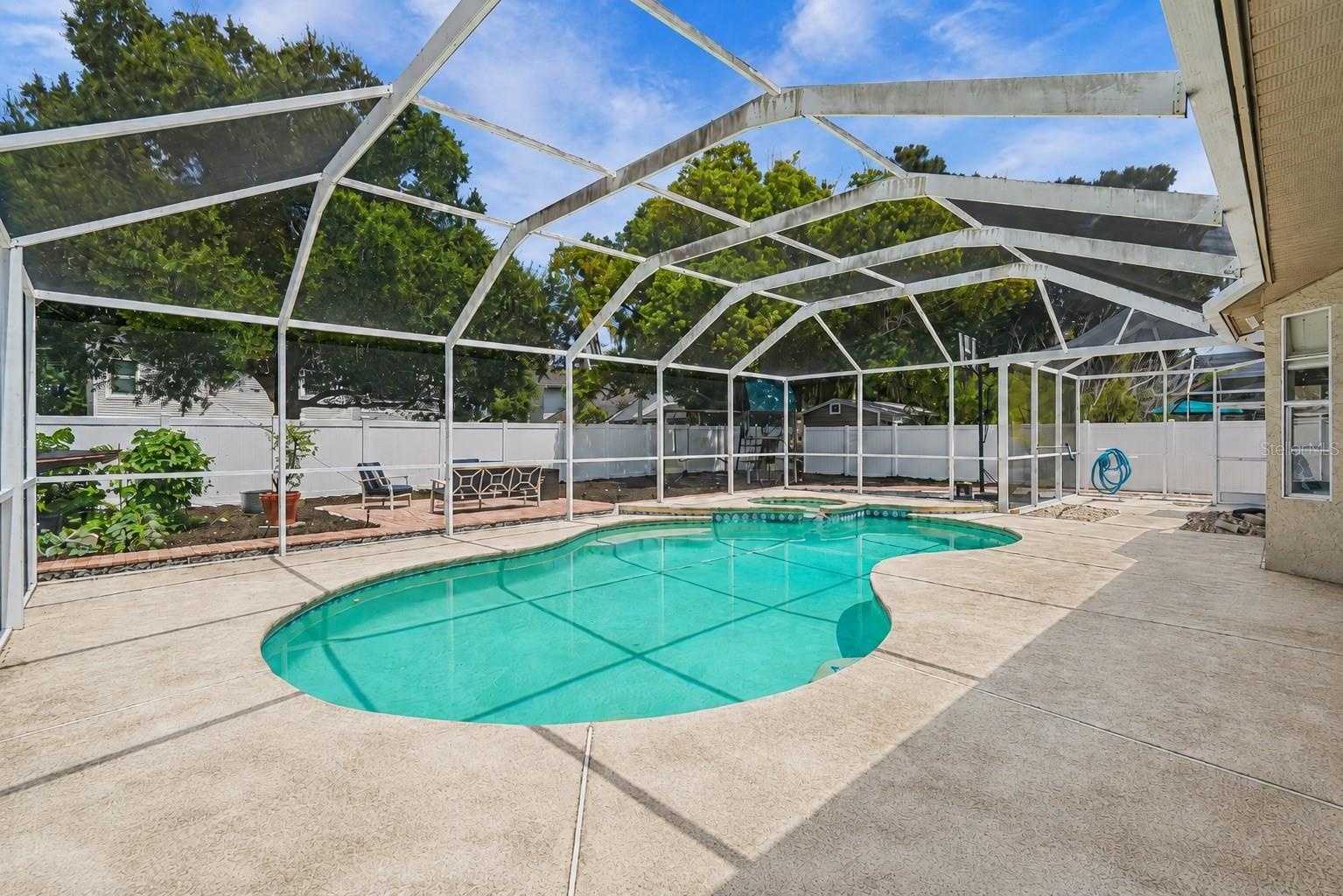 Pool with Screened Enclosure.