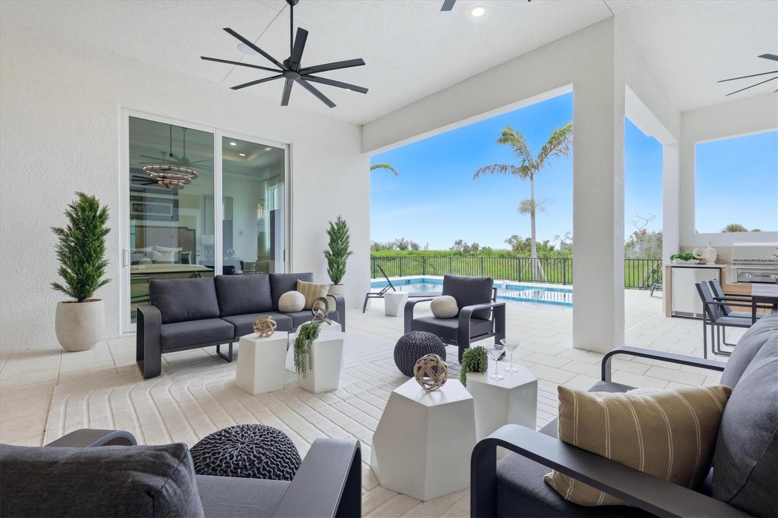 massive covered lanai