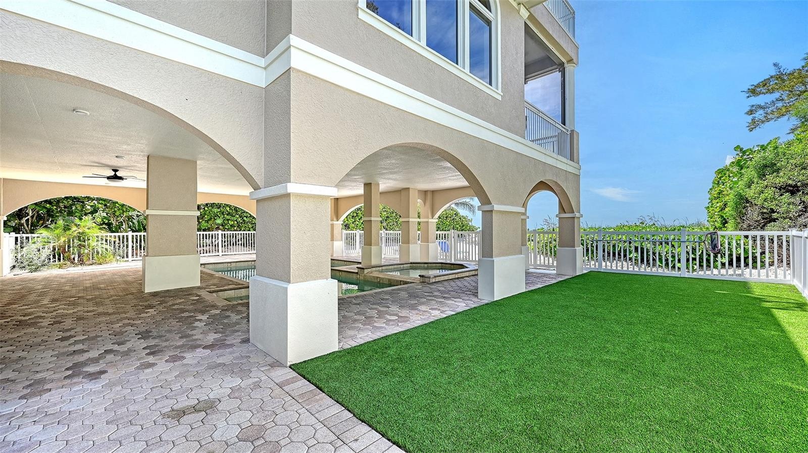 Great space for a game of cornhole.
