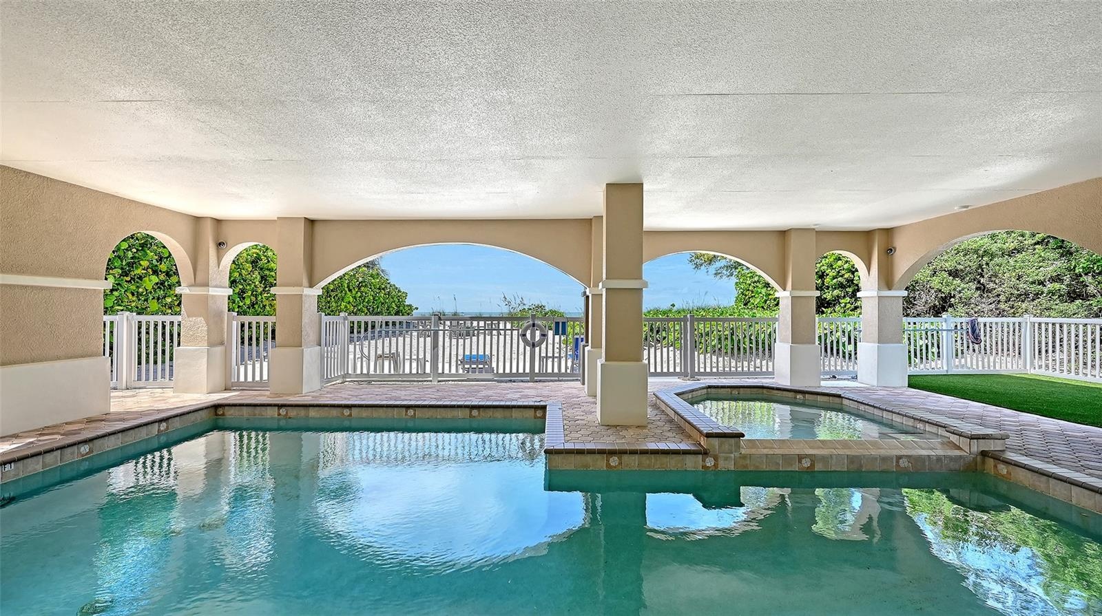 Imagine floating here while you watch the sunset over the gulf.