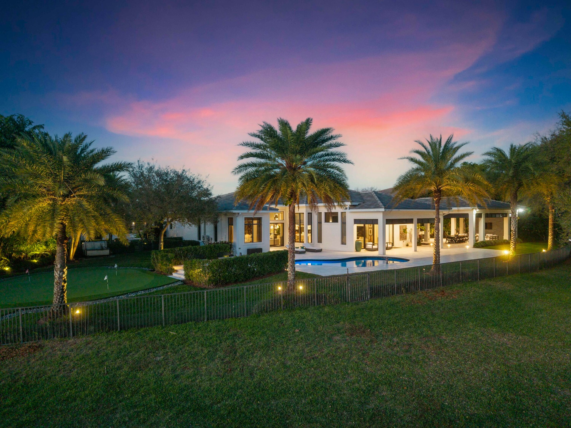 Spacious .5 acre lot with lake, golf and country club views