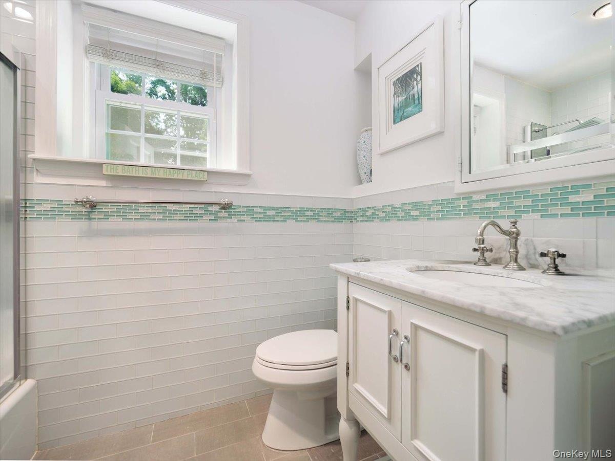 First Floor Renovated Full Bath
