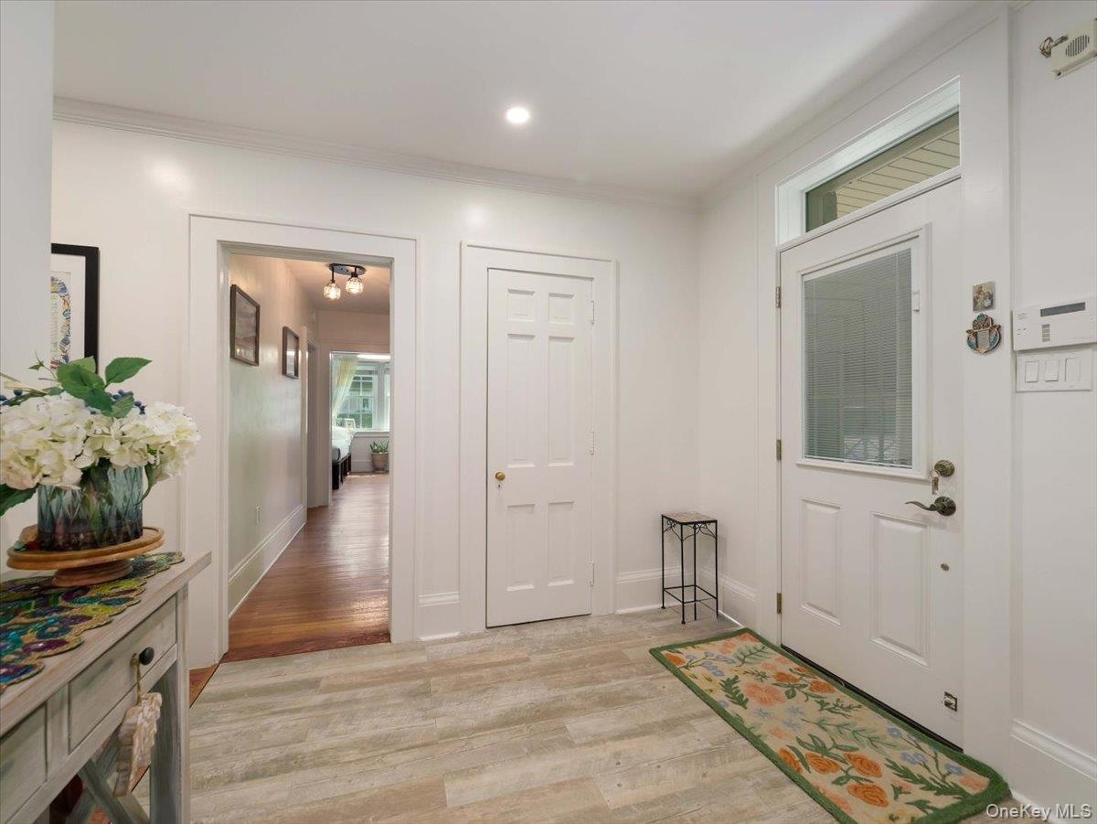 Back entry foyer to First Floor