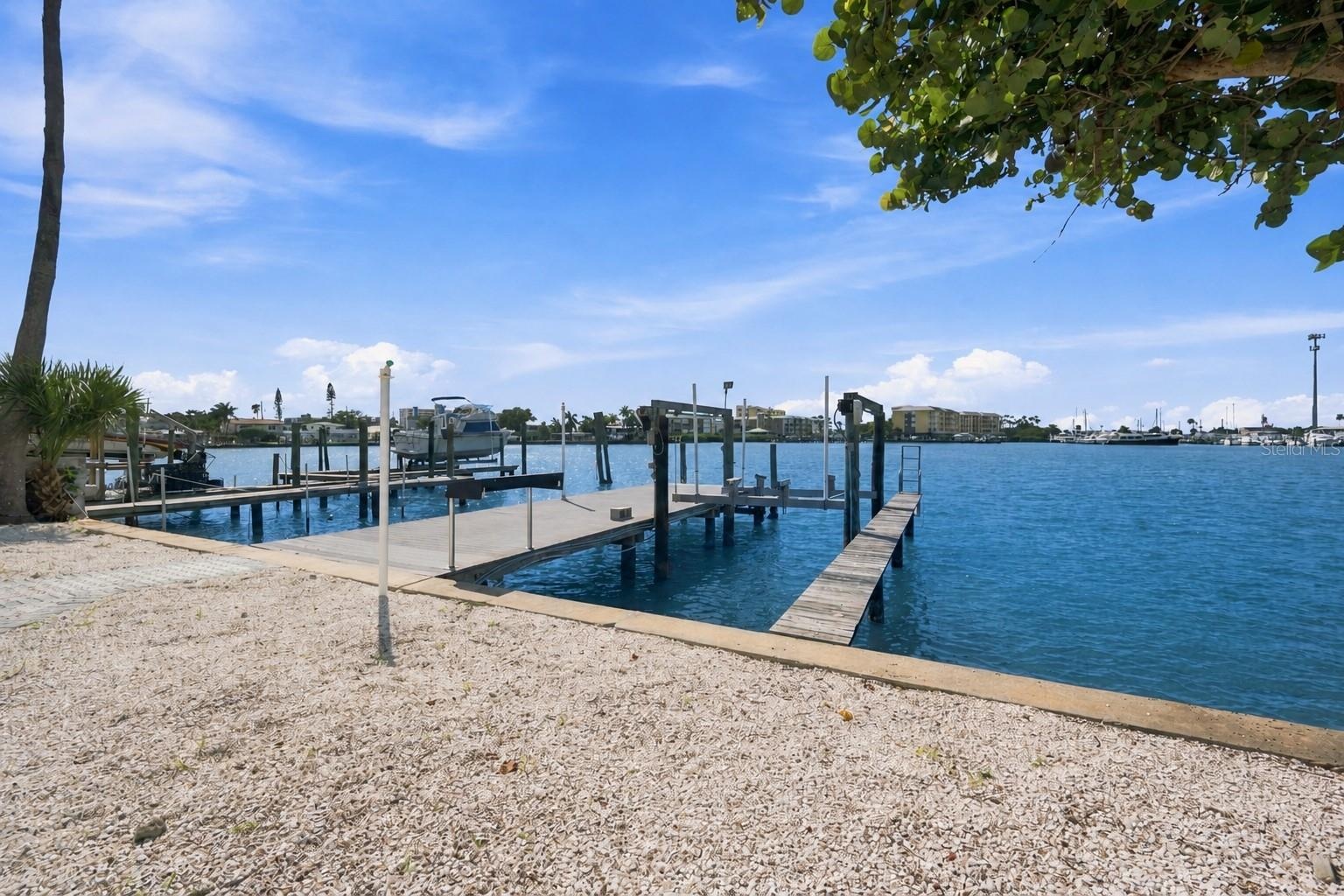 Sitting at the dock of the bay.