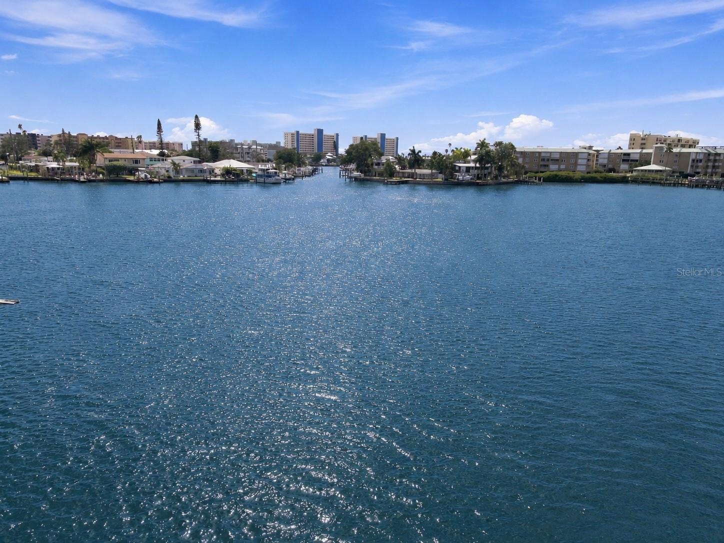 Wide quiet part of the intracoastal.
