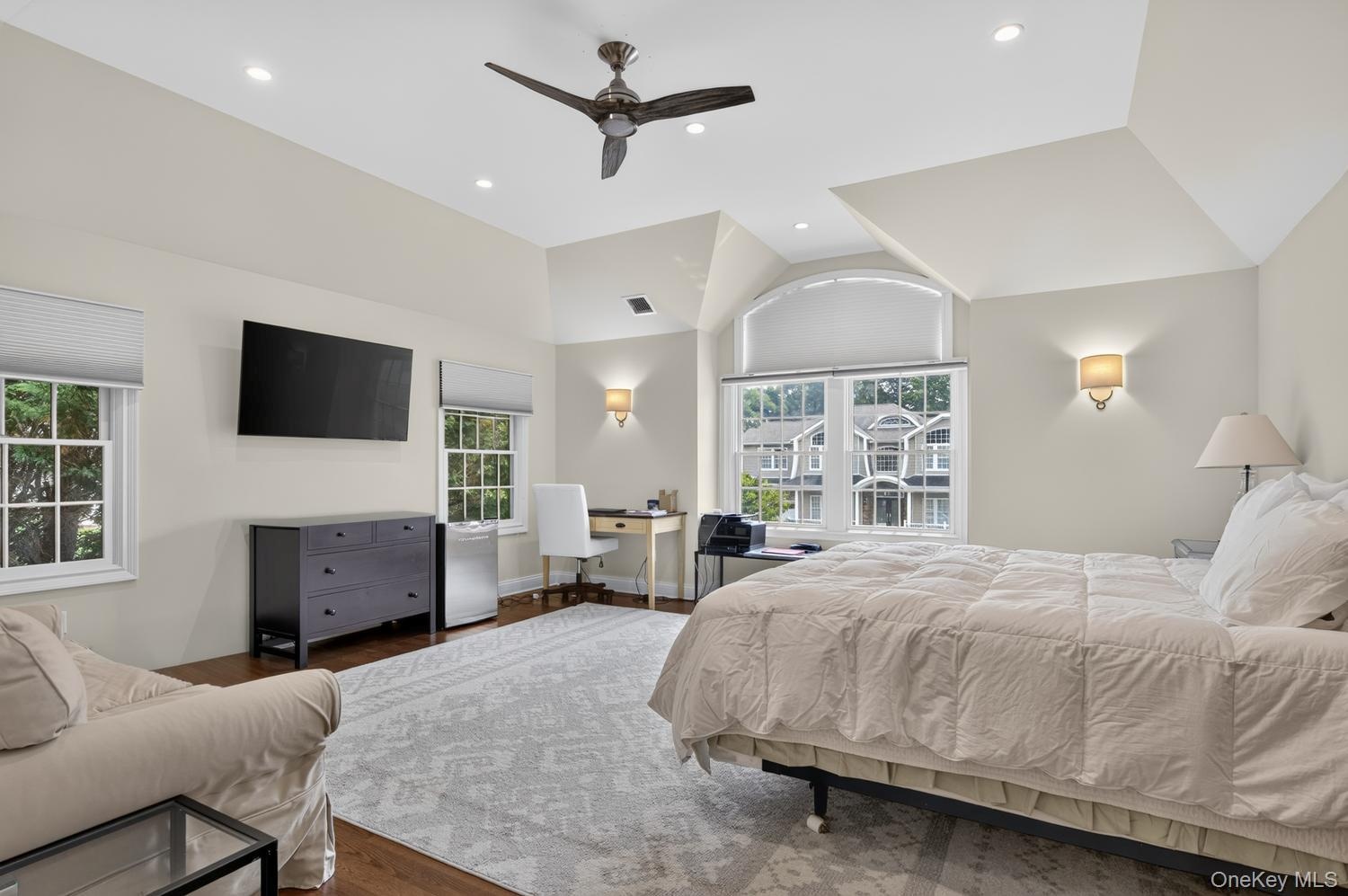 Large and Spacious Primary Bedroom on Second Floor with two exposures.