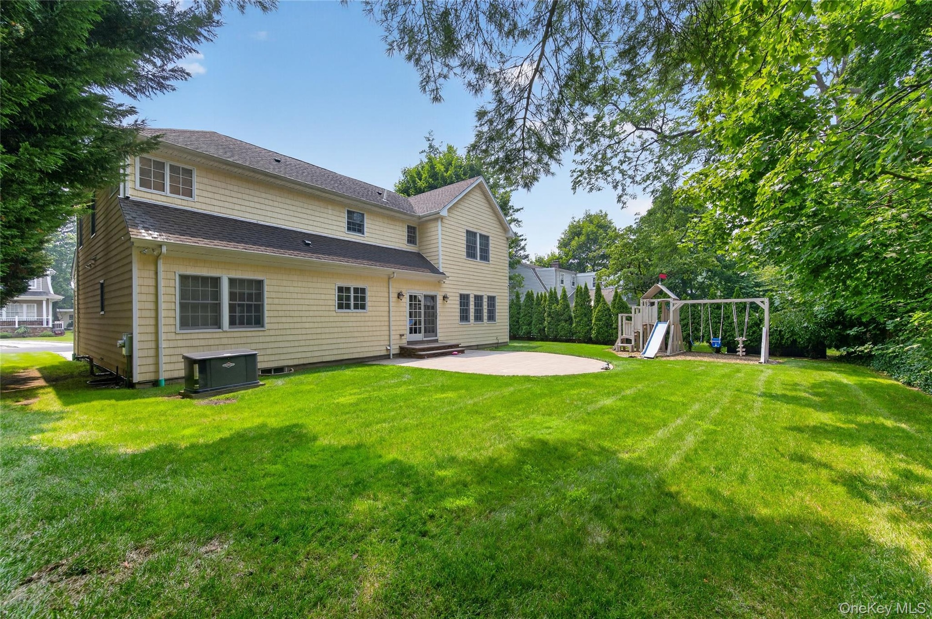 Spacious Backyard with Playground