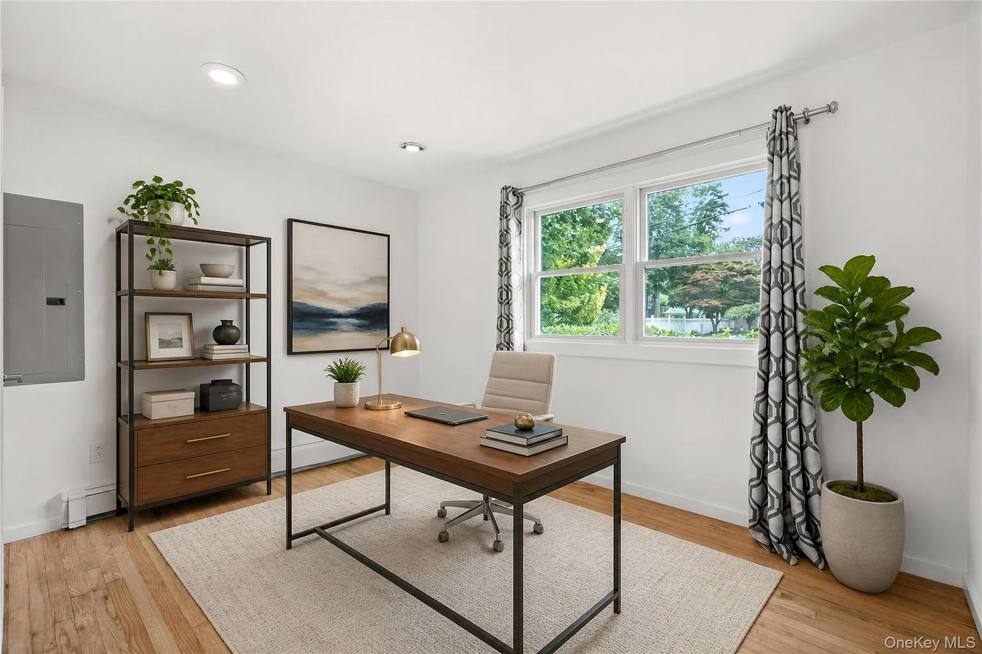 First floor Bedroom/Office w/Full BathStaged