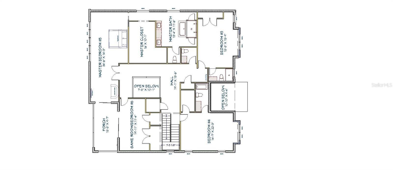 Third Level Floor Plan