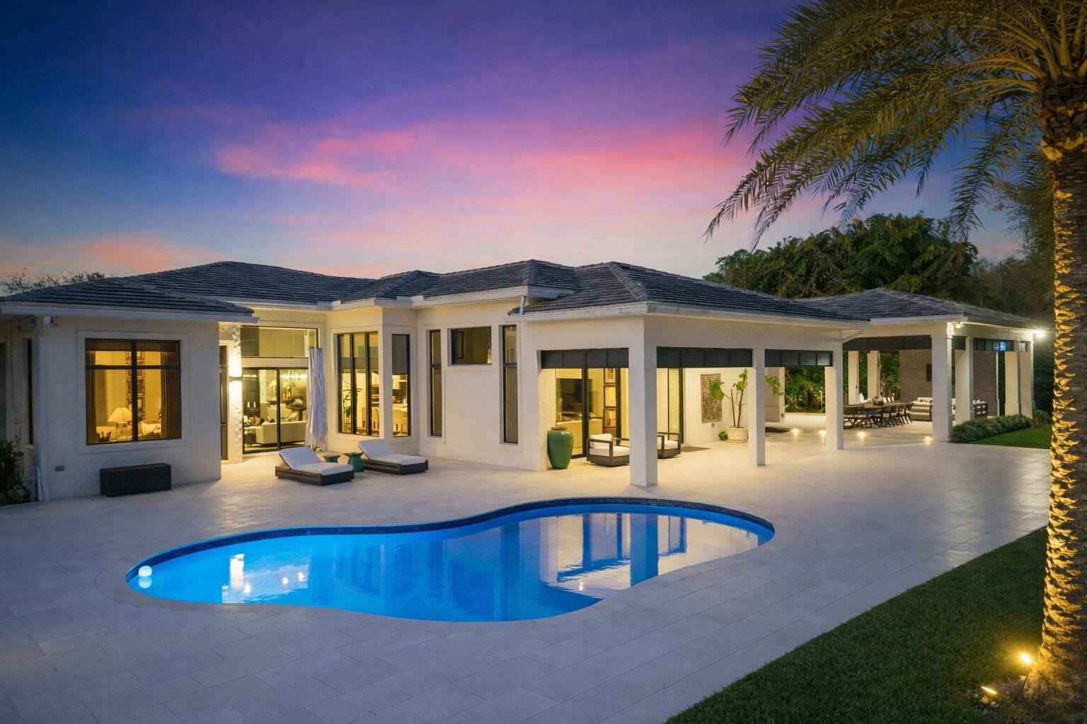 .5 acres and an incredible backyard