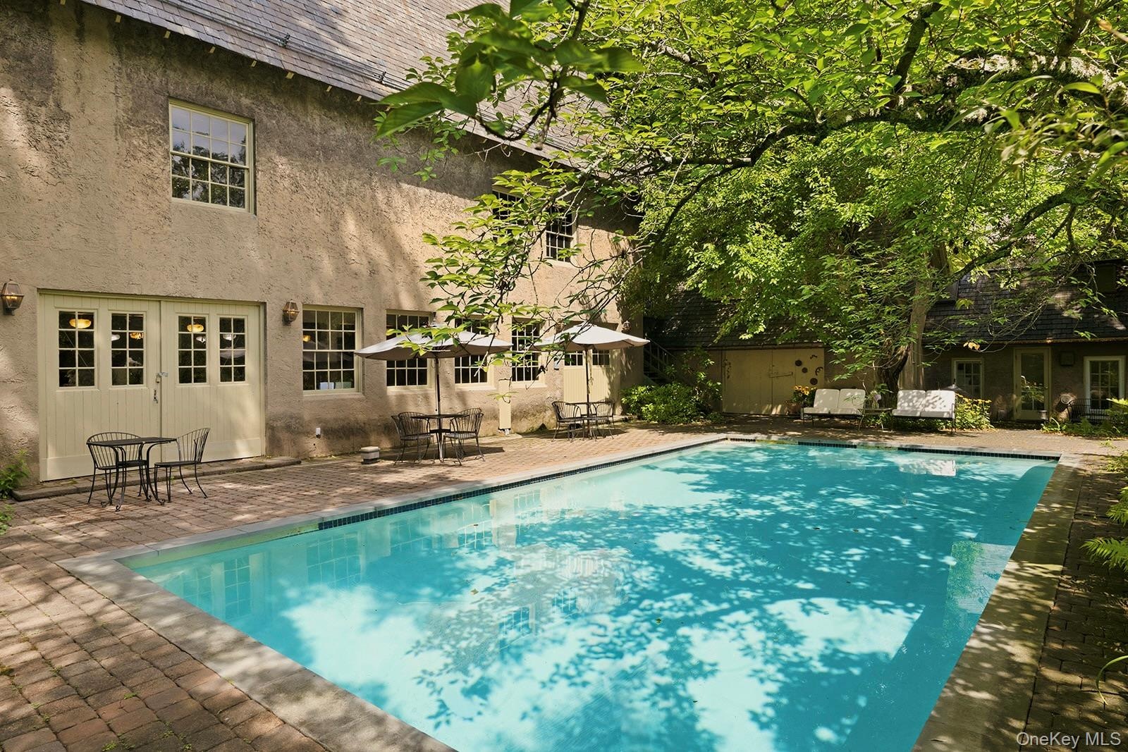 Pool with access to first level of barn