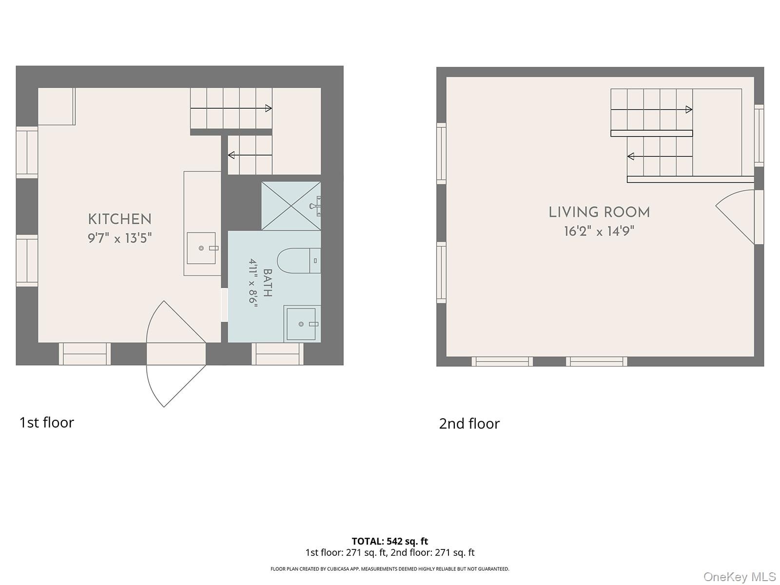 Floor plan of the Orchard Cottage
