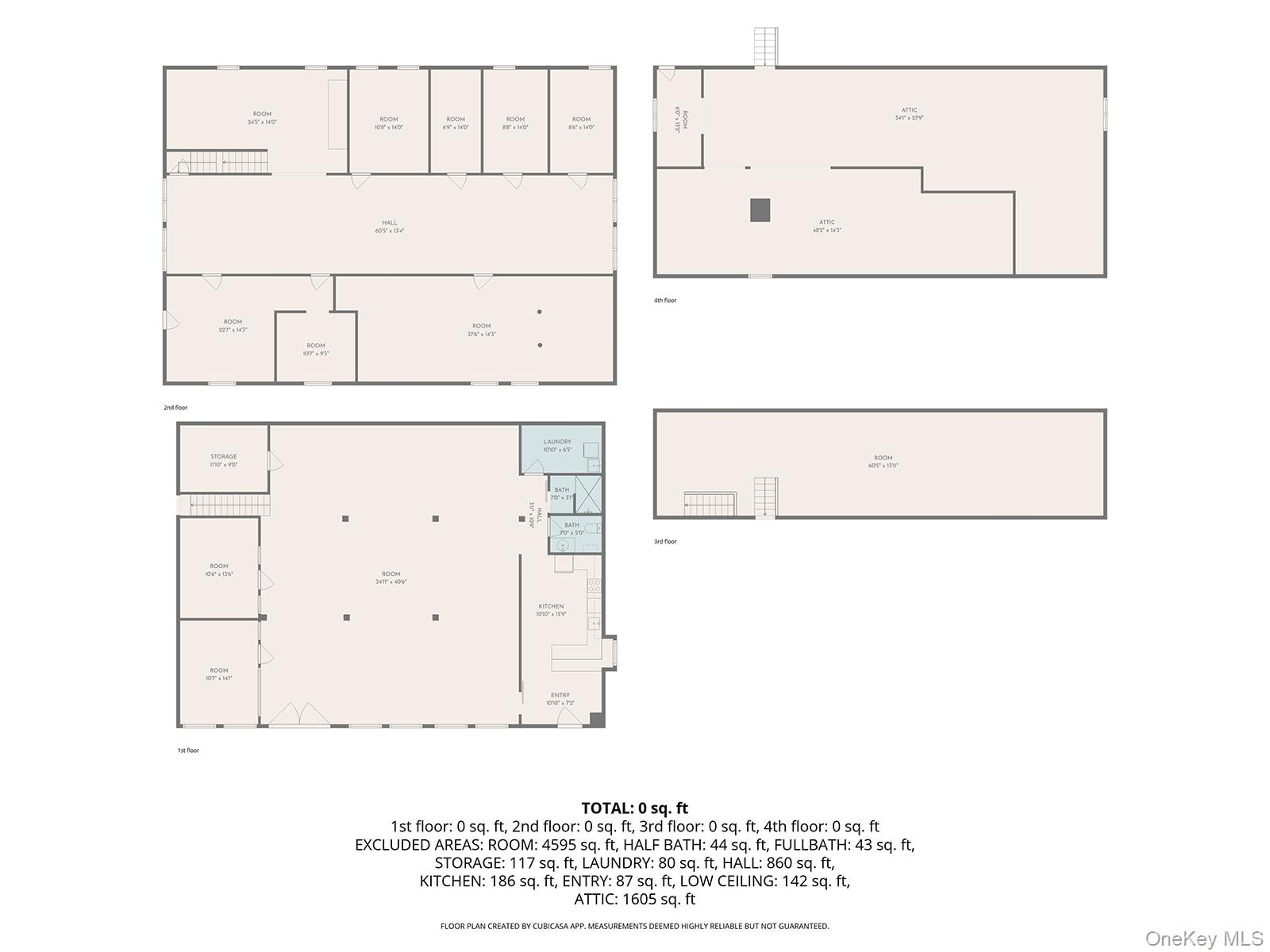 Floor plan of the barn