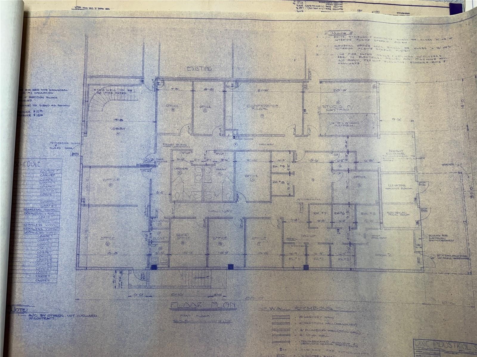 First Floor Blue Print